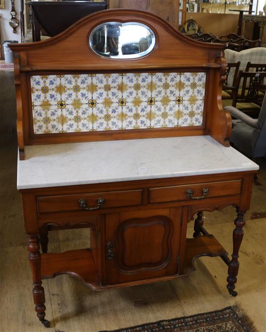 Marble top washstand